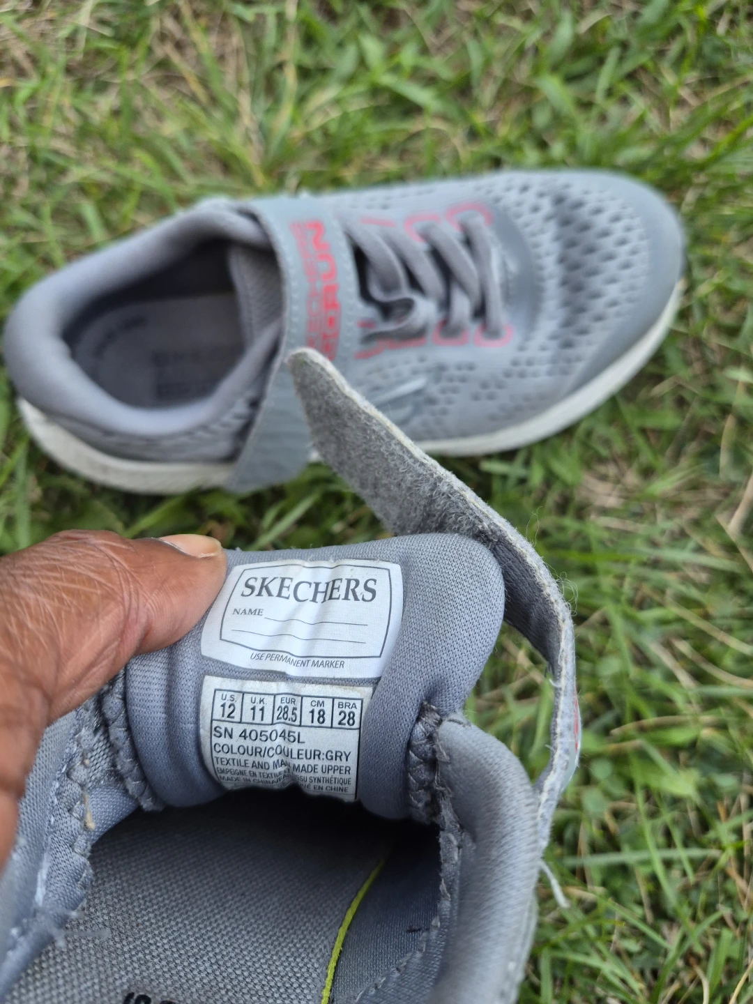 Skechers GO RUN Kids Shoes Size 12 - photo 2