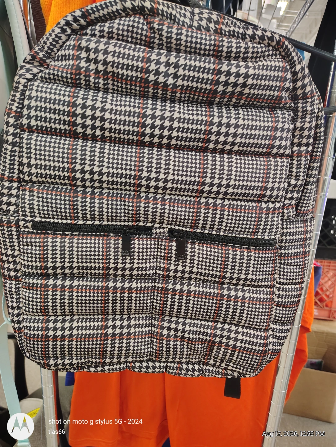 MYTAGALONGS Plaid Backpack