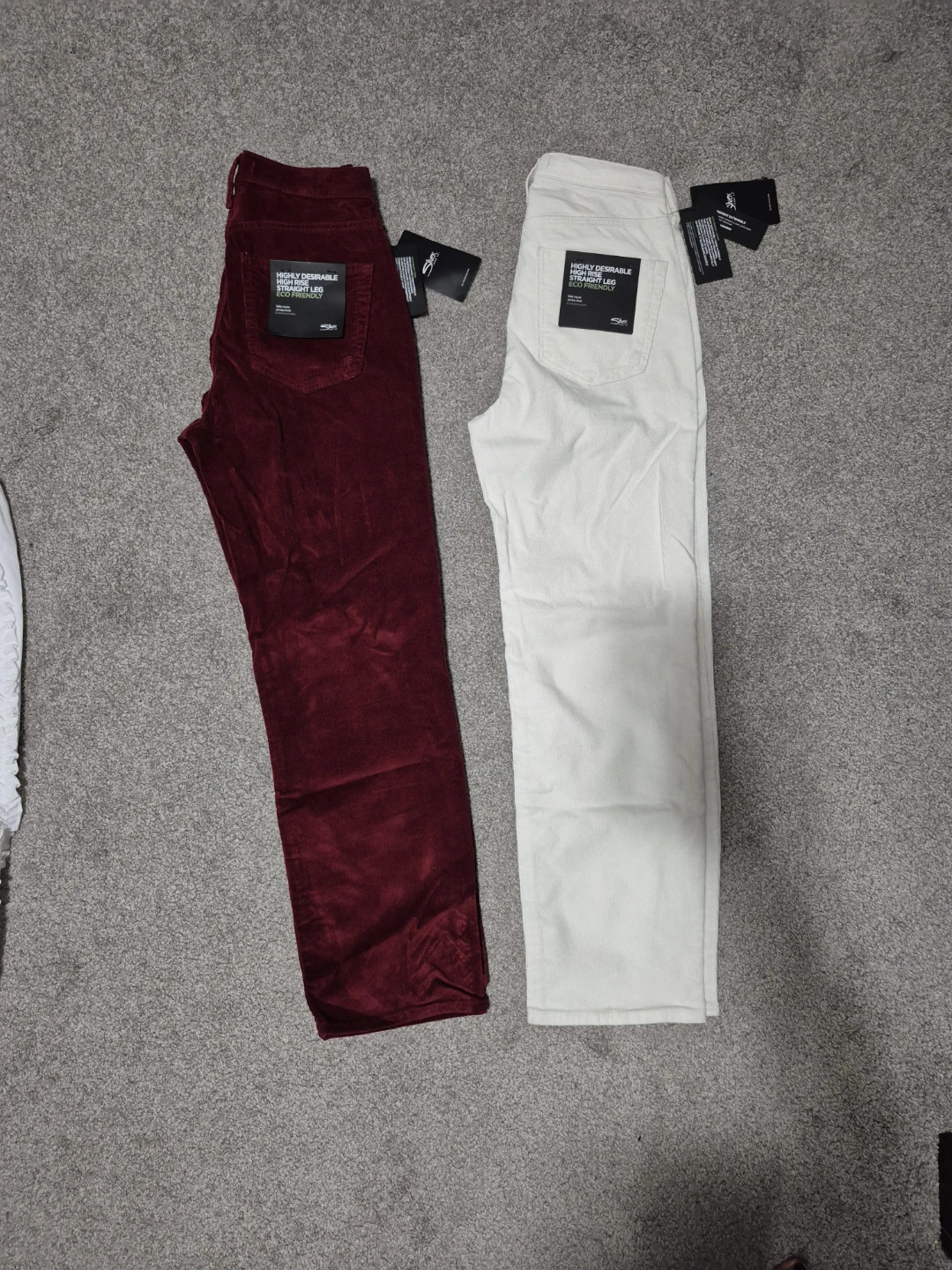 Brand New Silver Co. Jeans - Two colours: red and white - photo 3