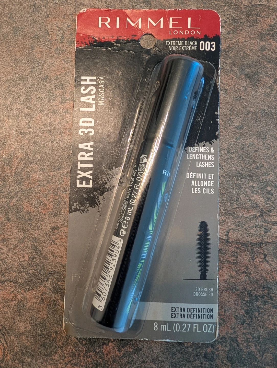Brand new Rimmel London Extra 3D Lash Mascara - Extreme Black