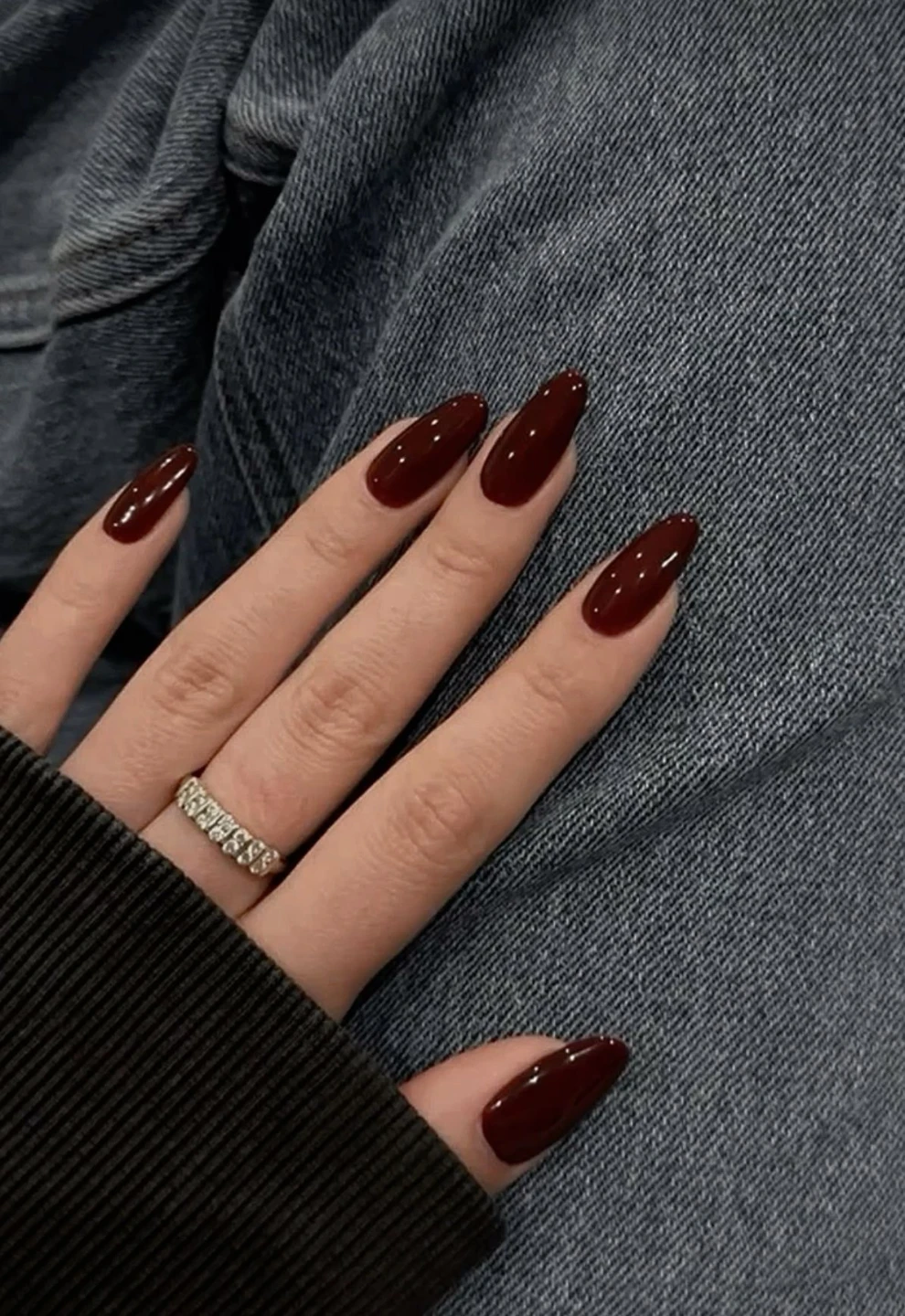 Deep Burgundy Press-On Nails