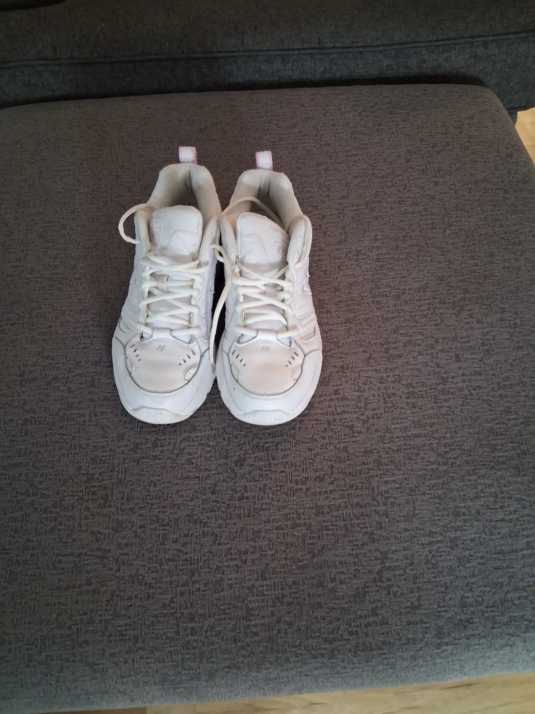 New Balance White Running Shoes