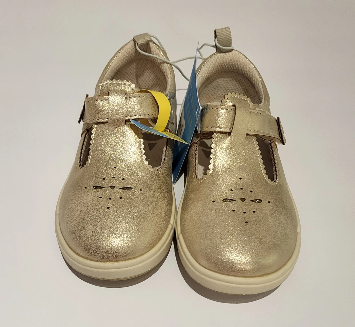 Stride Rite Gold Mary Jane Shoes