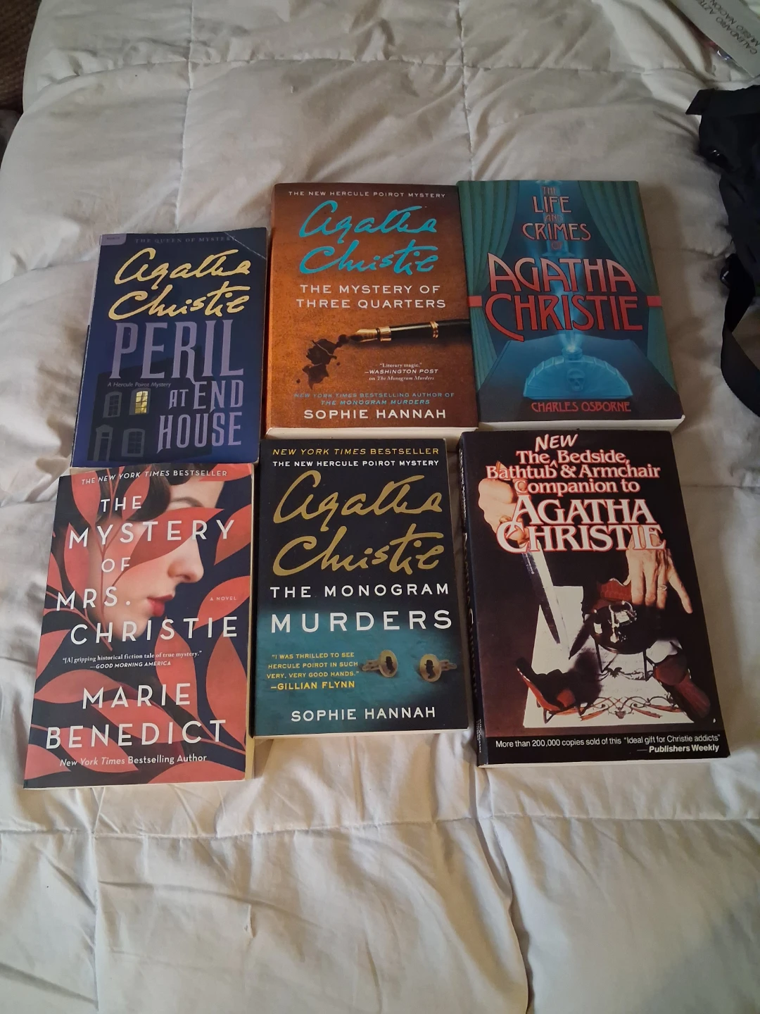 Agatha Christie Novels - Collection of 6 Books
