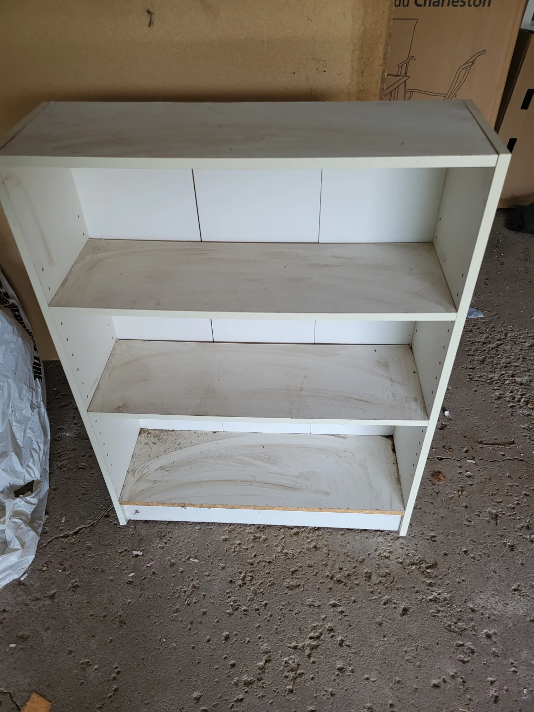 book shelf white
