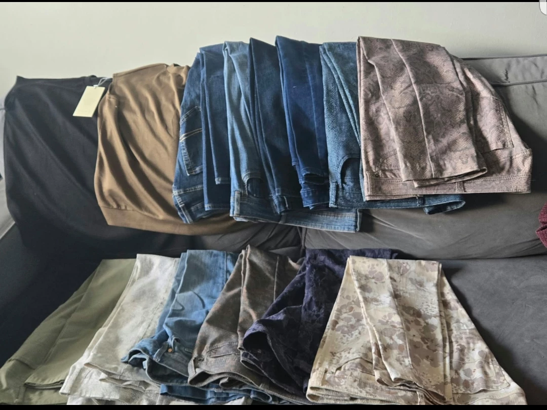 Lot of women's pants and jeans size 14 and M/L - photo 5