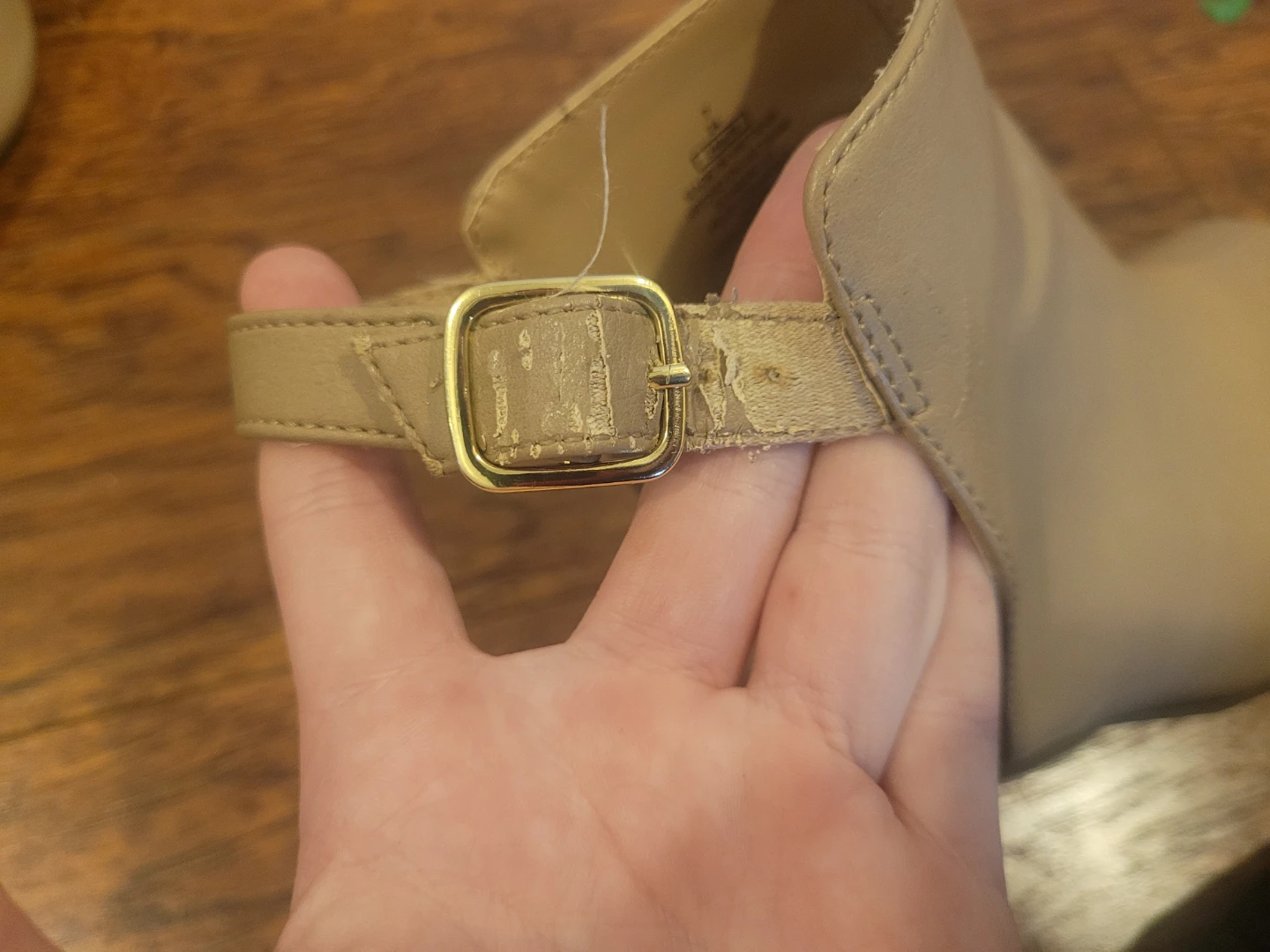 Old Navy Peep Toe Heeled Booties Size 7 - photo 4