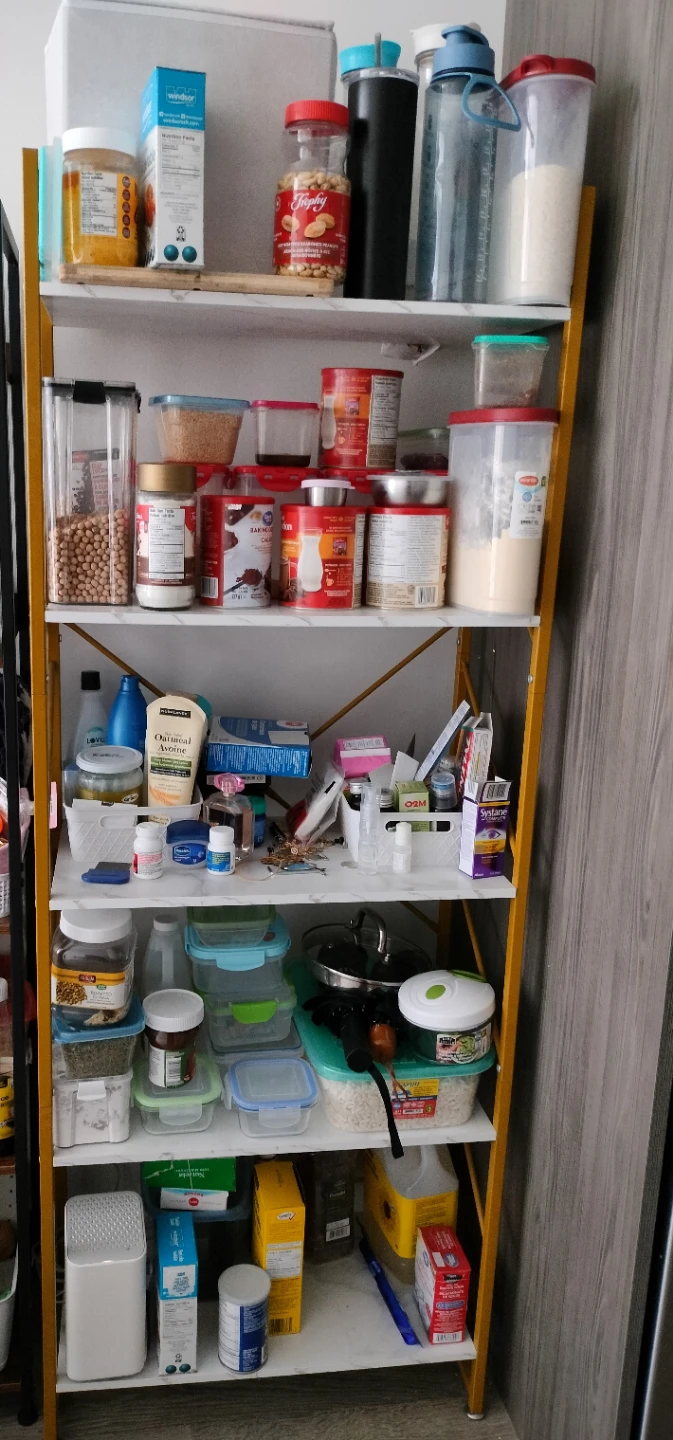 5 Tier Rack Shelves for household items