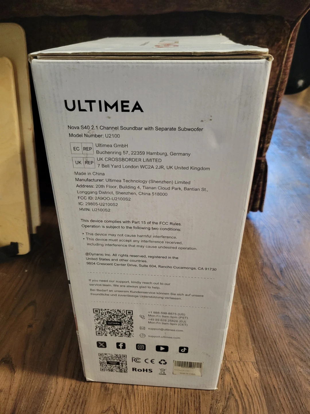 ULTIMEA Nova S40 2.1 Channel Soundbar with Subwoofer - photo 3