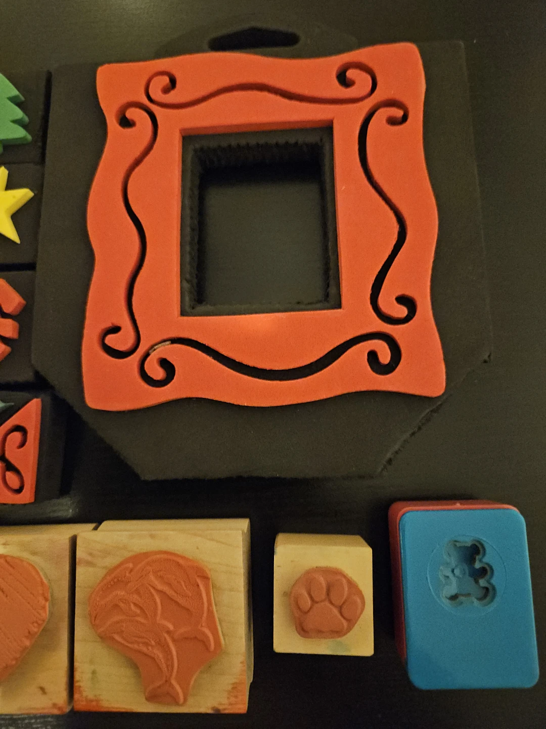 Rubber/Foam Stamps + Metal Bear Paper Punch - photo 2