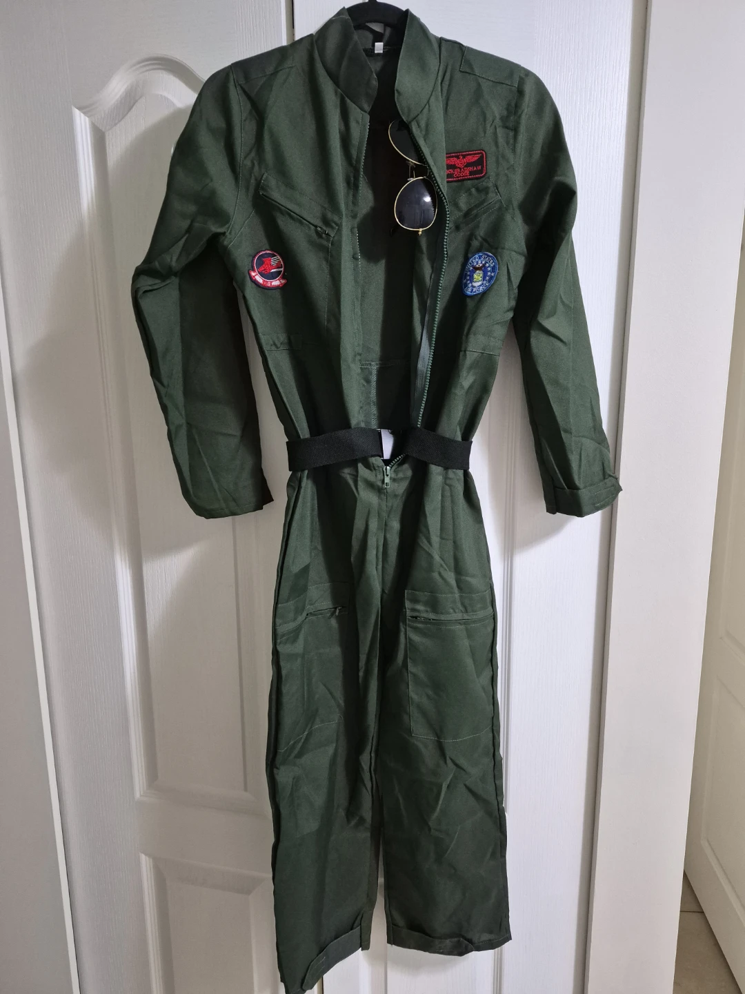 Dark Green Pilot Costume for Child
