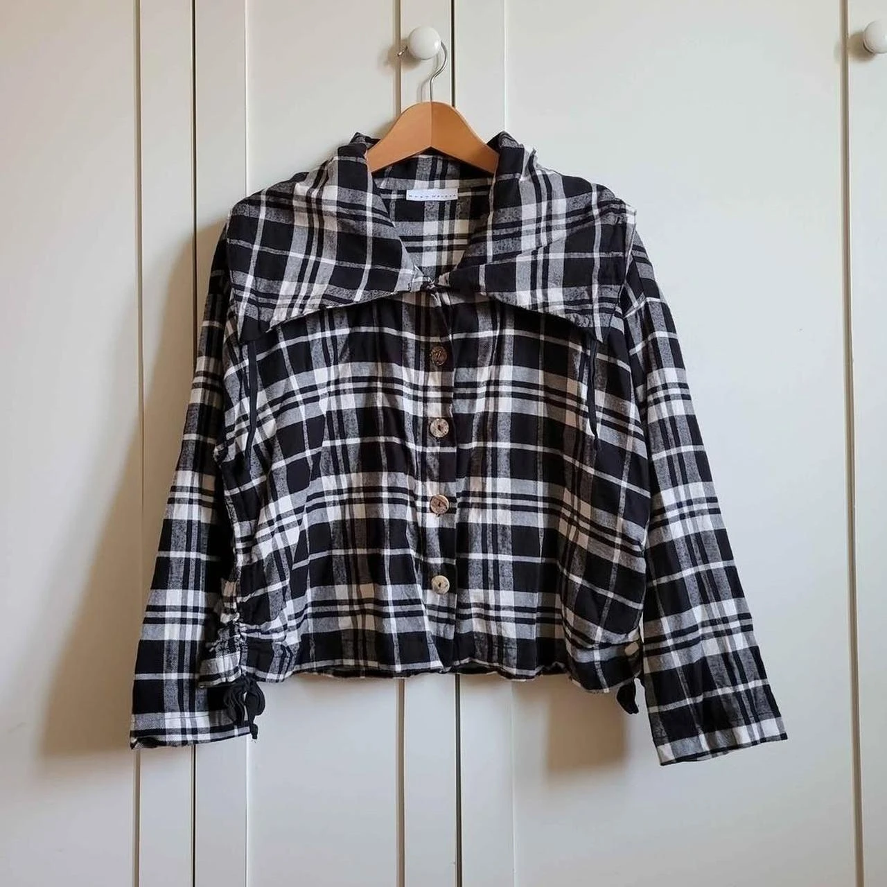 Bryn Walker plaid blouse