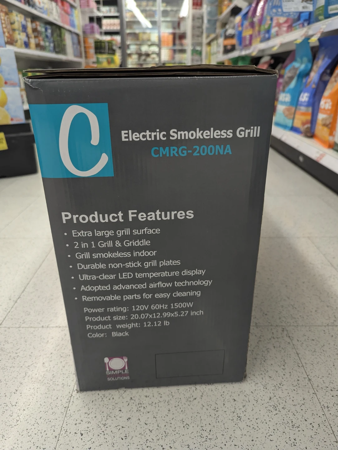 Cusimax Electric Smokeless Grill CMRG-200NA - photo 3