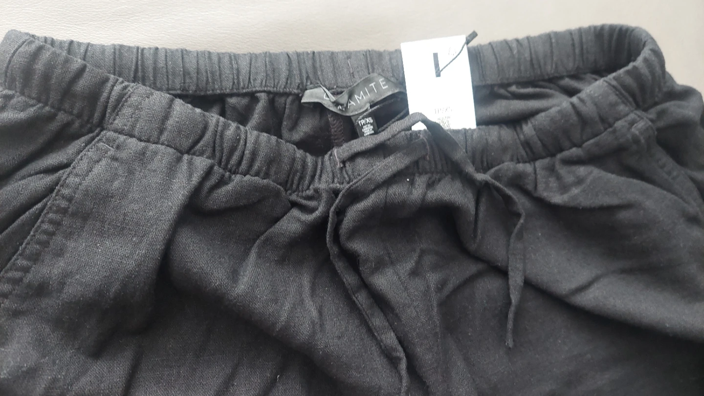 Leo Linen Pants XS (Black) BNWT - photo 5