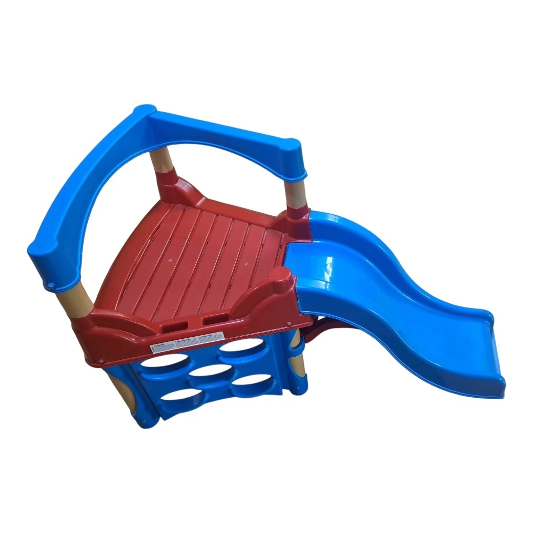 Blue and Red Plastic Toddler Slide - photo 2