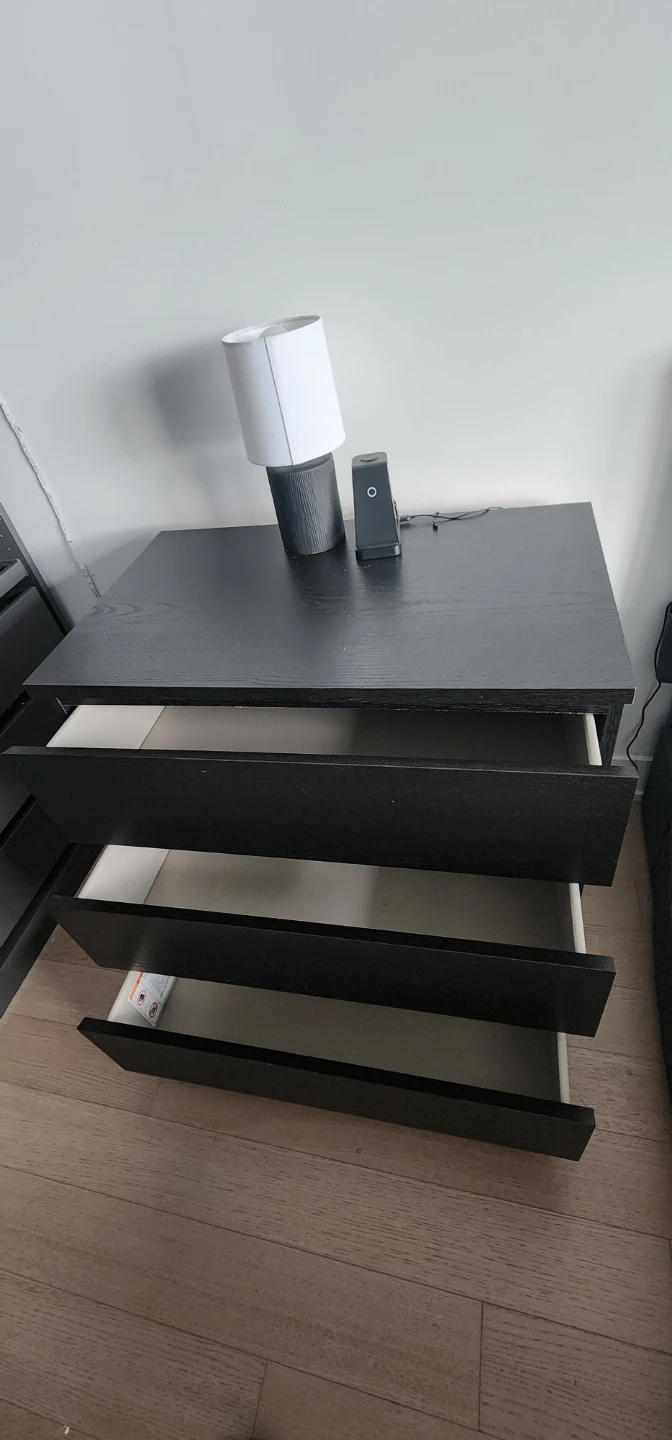 IKEA MALM 3-drawer chest of drawers - photo 2