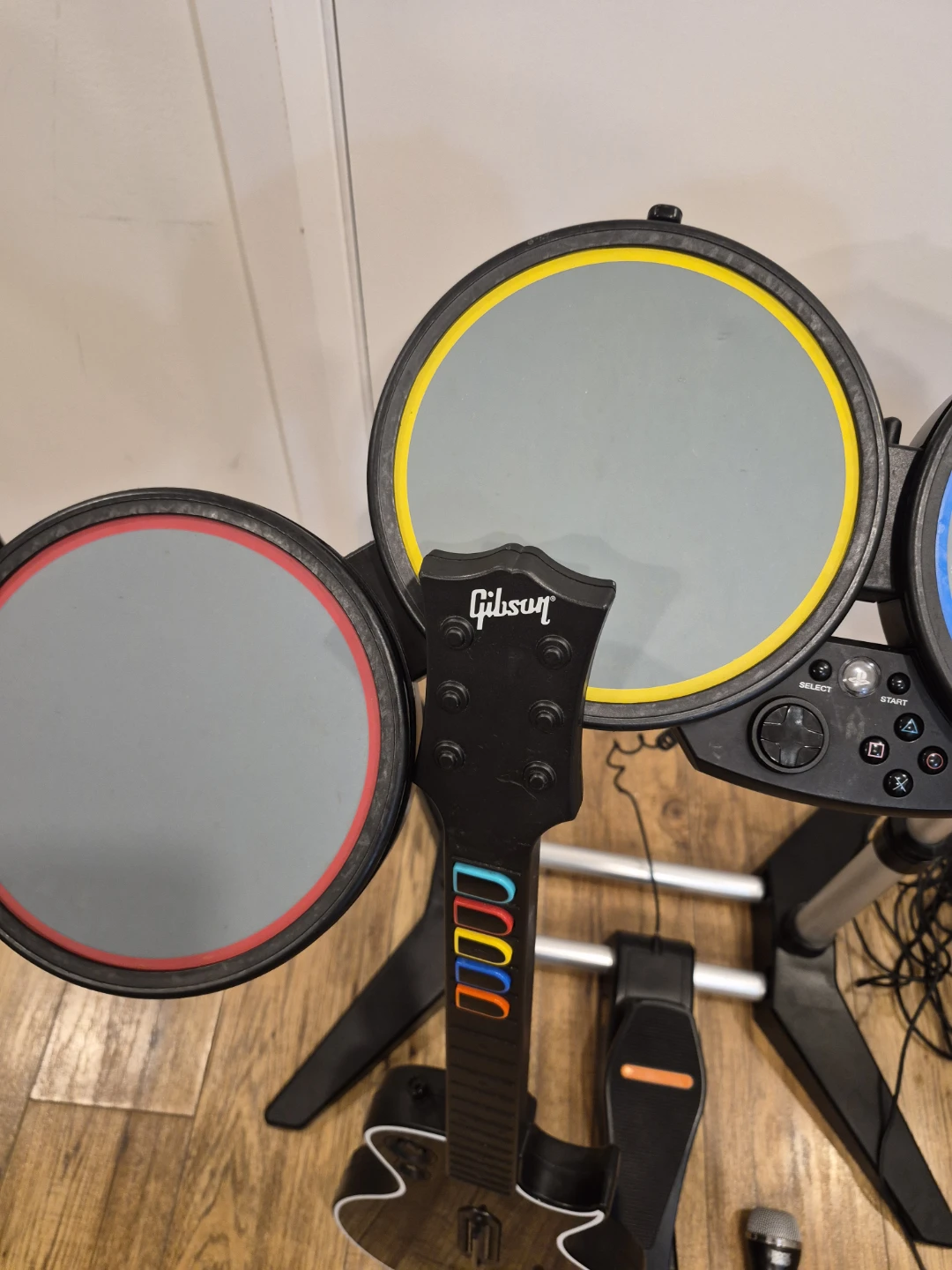 Rock Band and Guitar Hero Bundle FULL SET + 3 Ps3 Games - photo 4