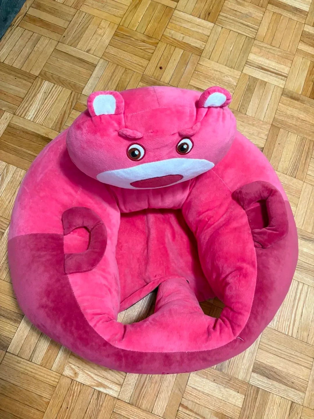 Pink Bear Plush Baby Seat - photo 3
