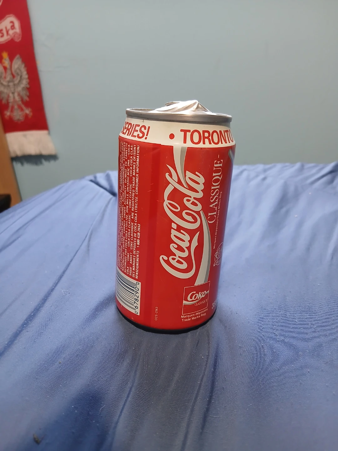 Coca-Cola Classic 1992 World Series Toronto Blue Jays Can - photo 3