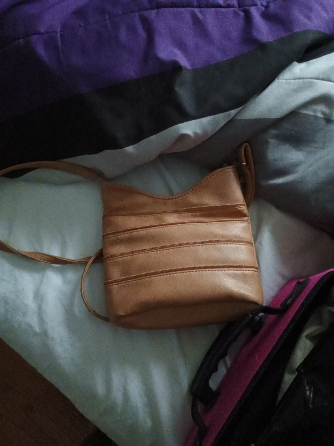 Made in China over shoulder bag