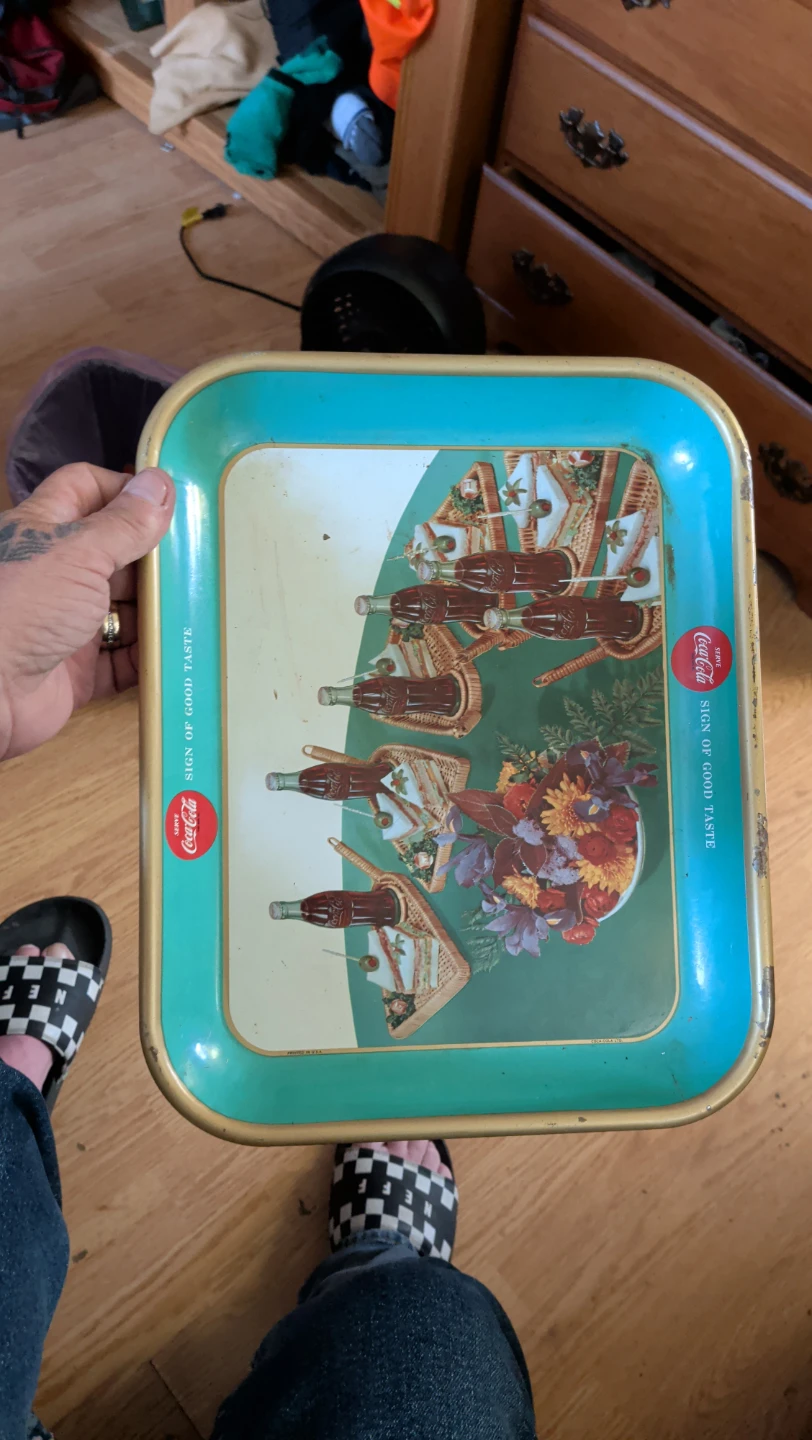 Real.no Repop .Vintage Coca-Cola Serving Tray - photo 2