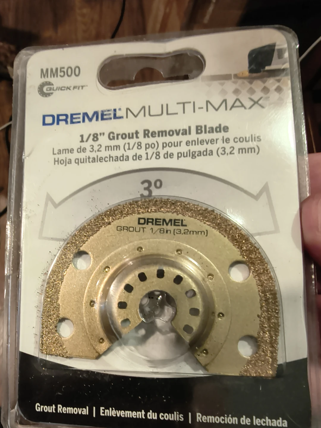 4 pieces. New. Dremel Multi-Max 1/8" Grout Removal Blade MM500 - photo 3