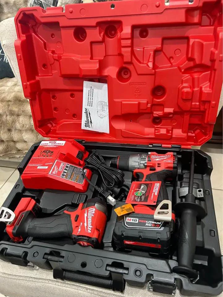Milwaukee M18 FUEL cordless power tool set. - photo 4