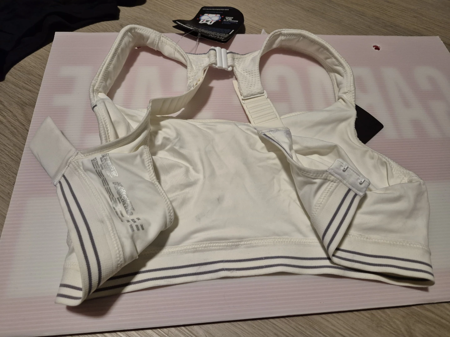 Shock Absorber Sports Bra White Silver - photo 2