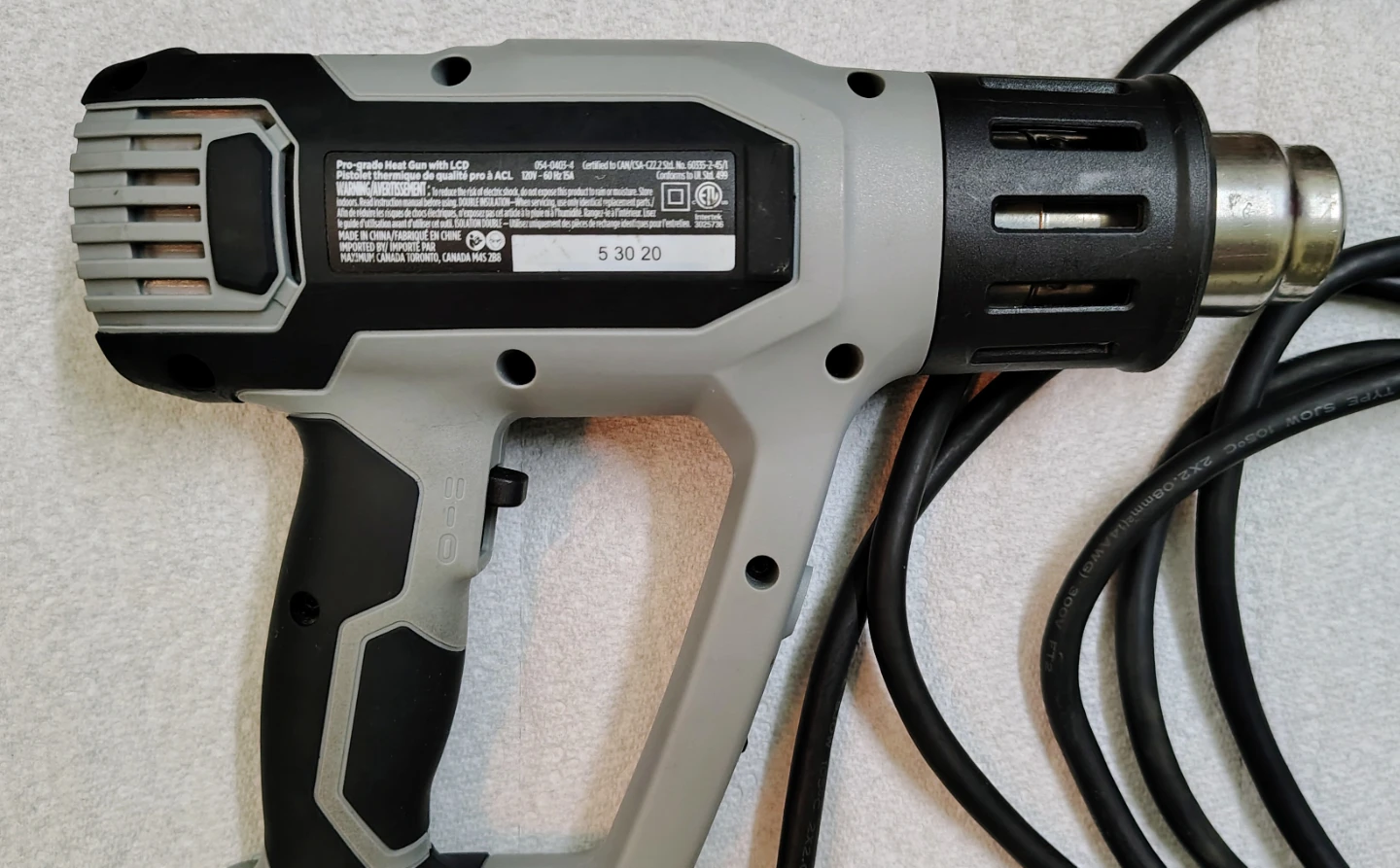 MAXIMUM 15A Variable Temperature Heat Gun - photo 5