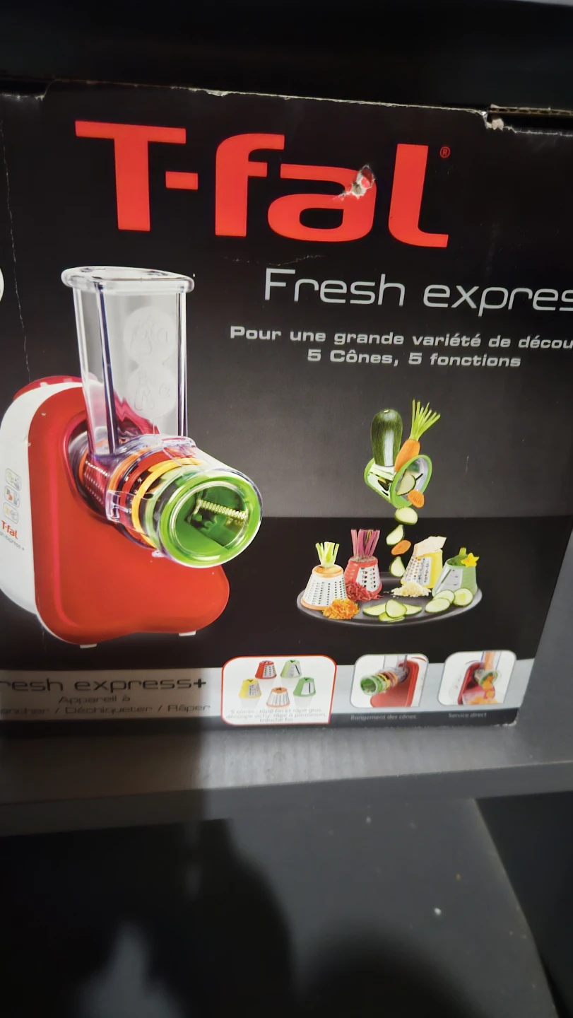 T-fal Fresh Express+ Food Slicer & Shredder
