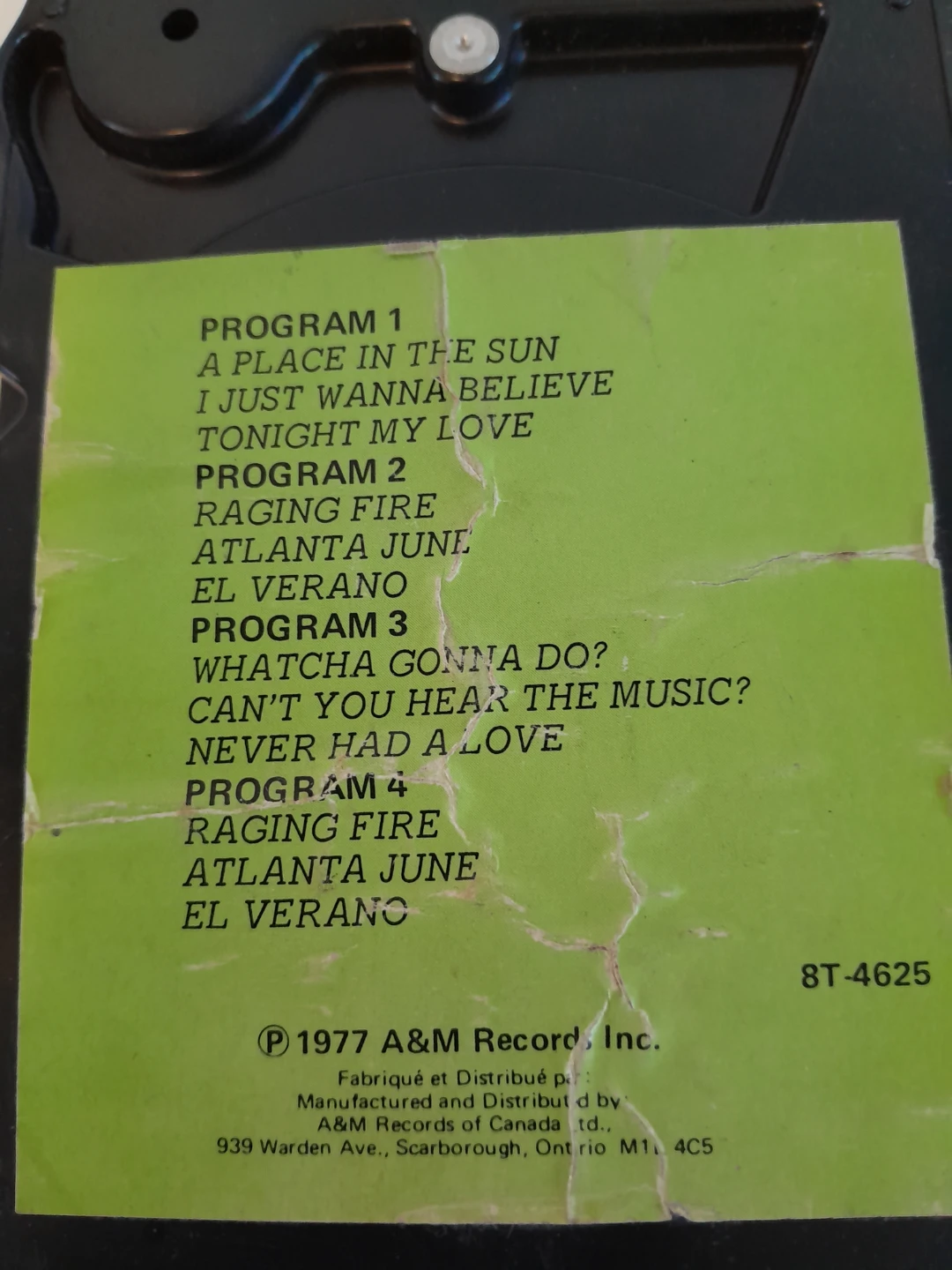 Pablo Cruise A Place In The Sun And AJA Steely Dan 8-Track Tapes - photo 4