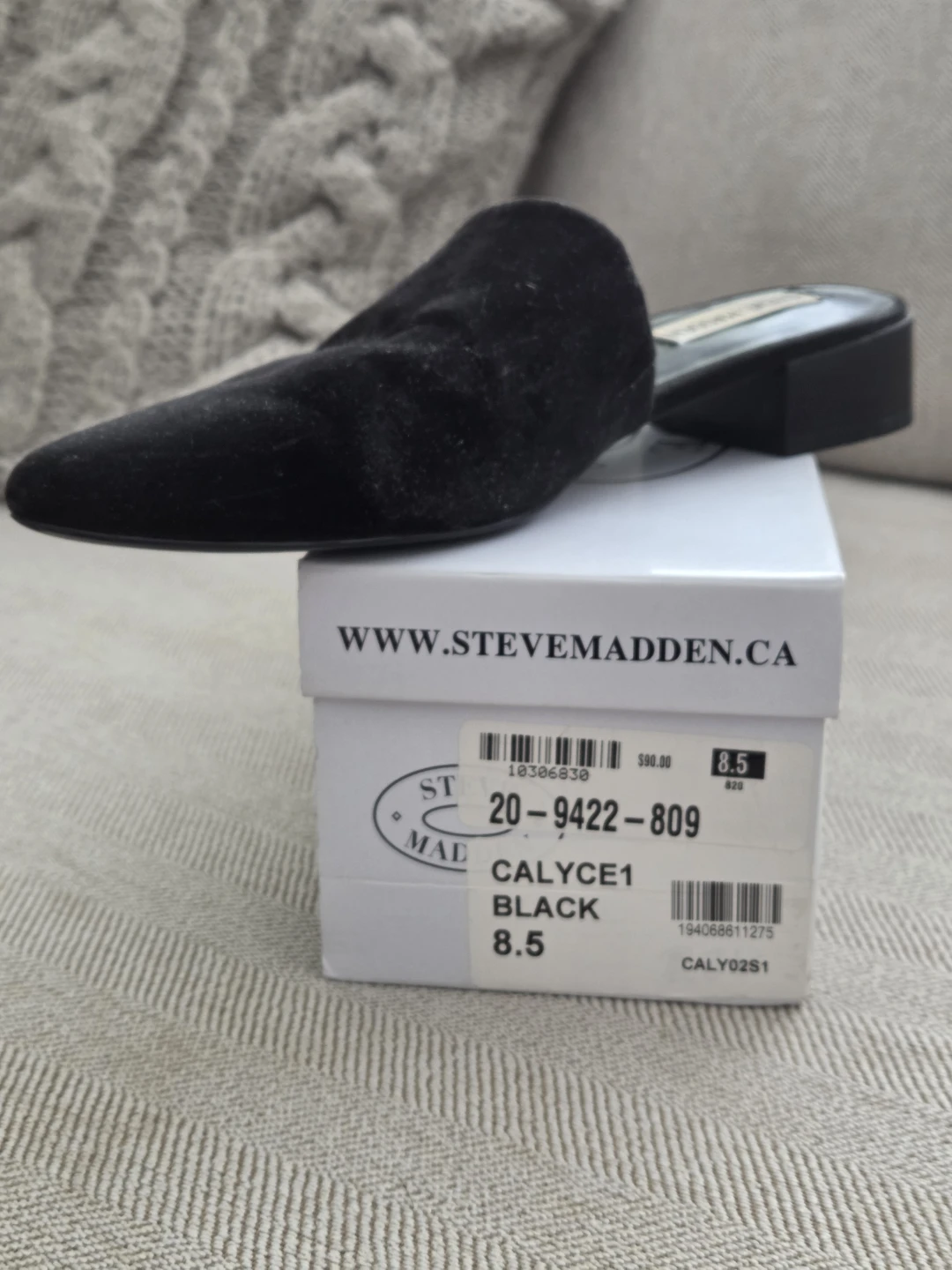 Steve Madden Calyce Mules - Black - Size 8.5 - photo 2