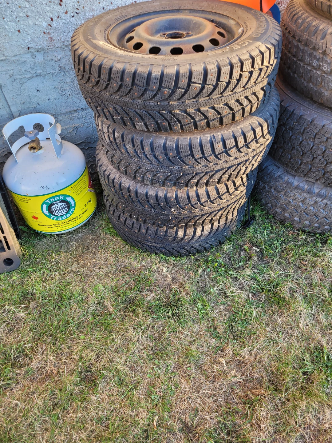Set of 4 Winter Tires with Studs