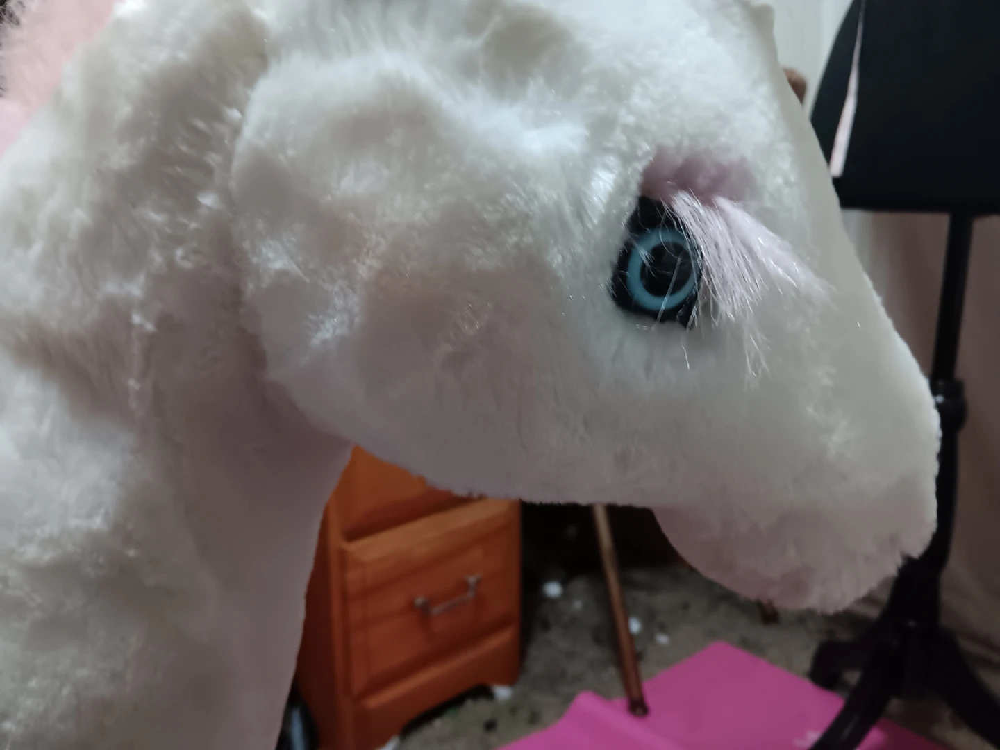 Large plush unicorn