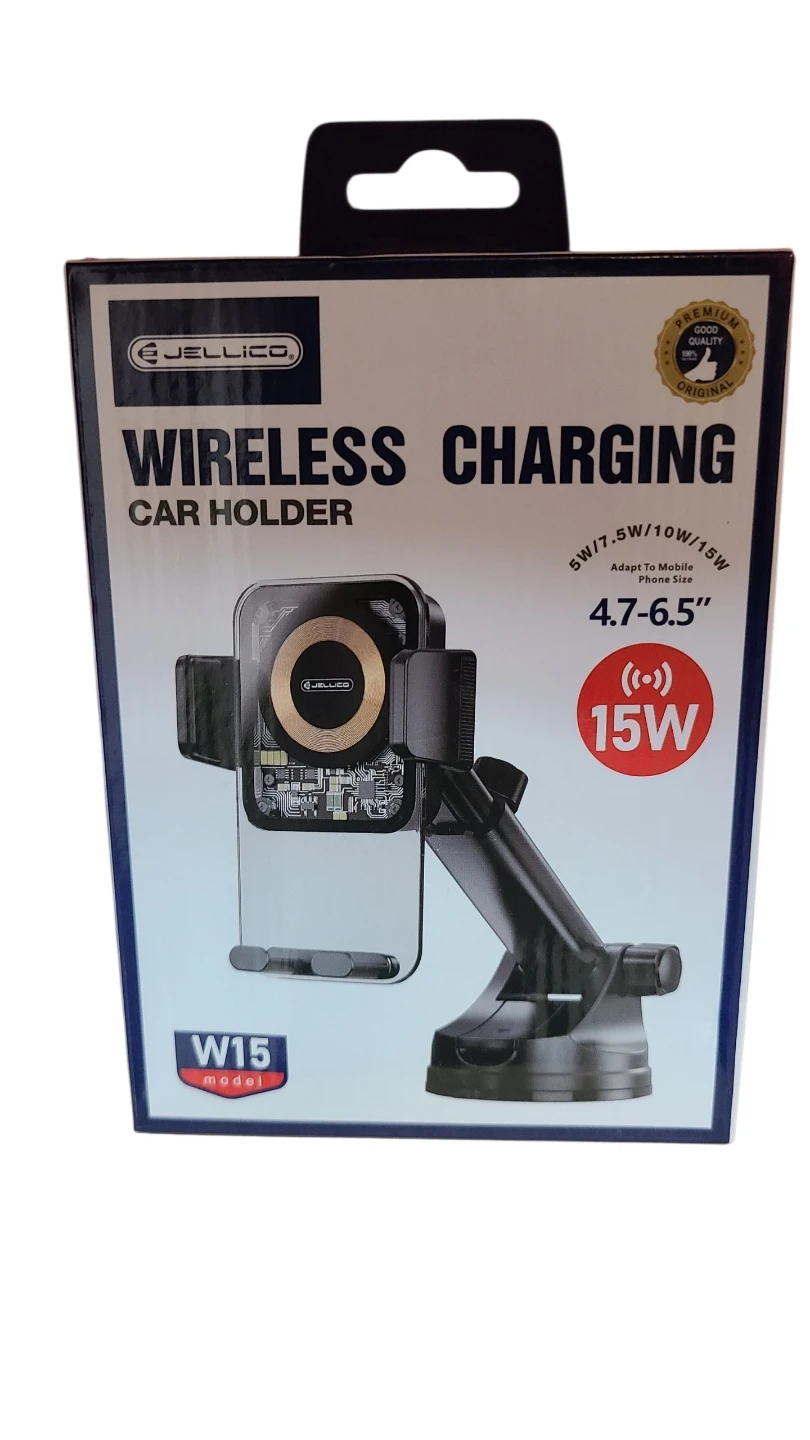 Brand New W15 Wireless Charging Car Holder