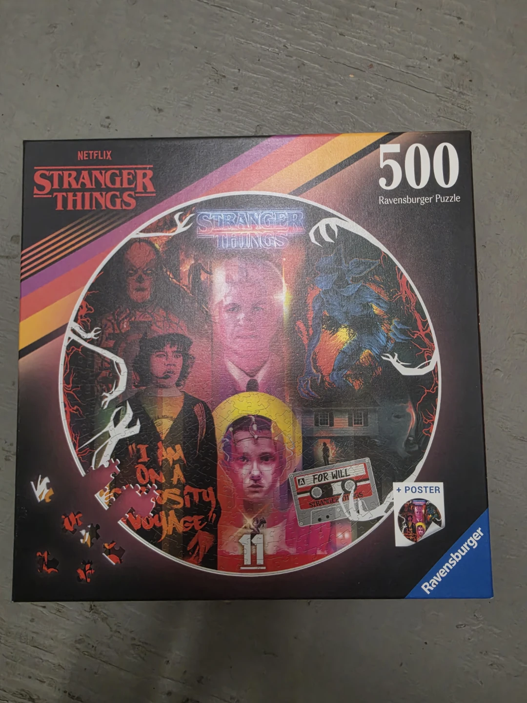 Stranger Things 500 Piece Ravensburger Puzzle