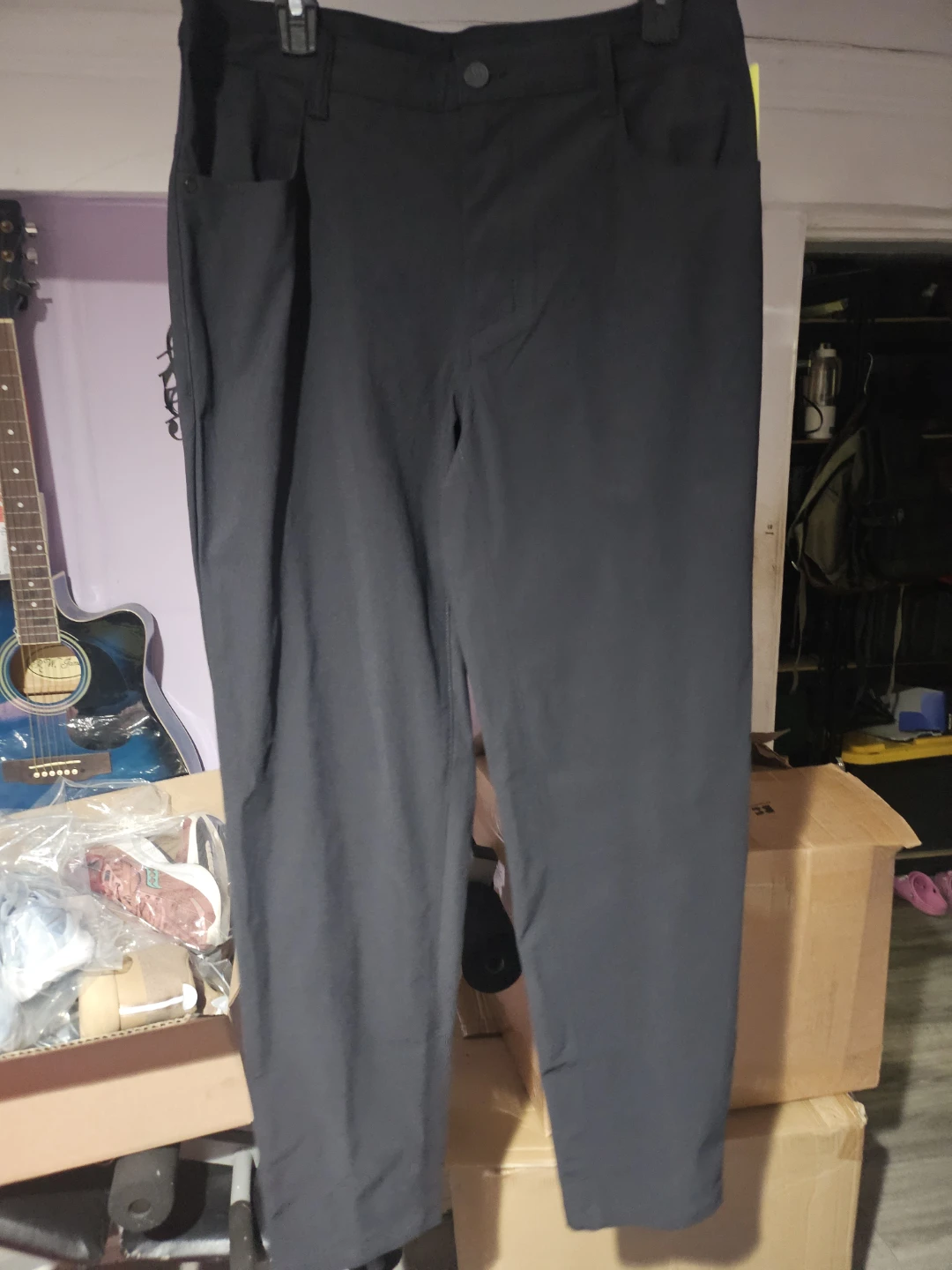 All in Motion Men's Black Pants 34x32