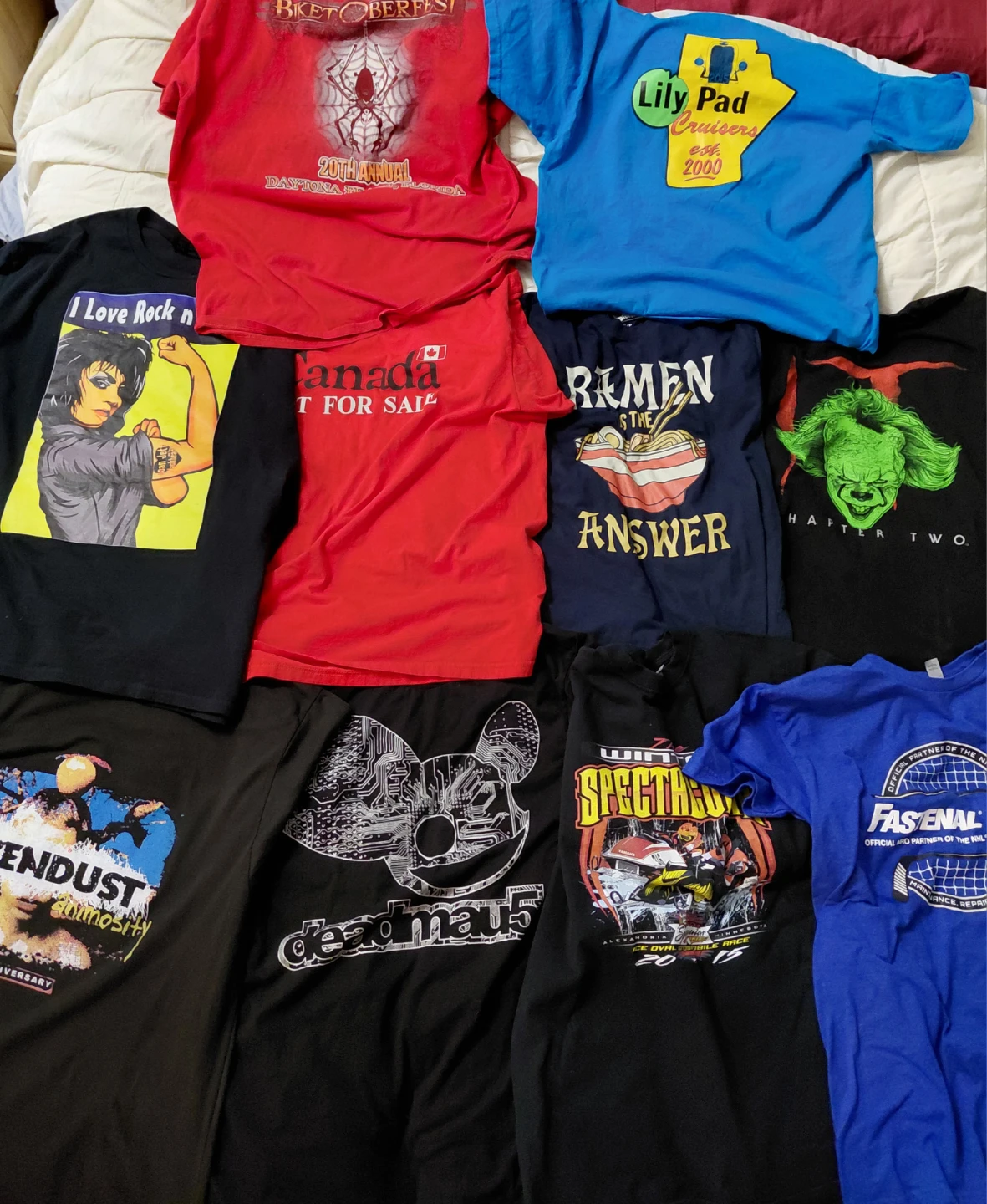 Assorted T-Shirts - Various Brands & Graphics - photo 2