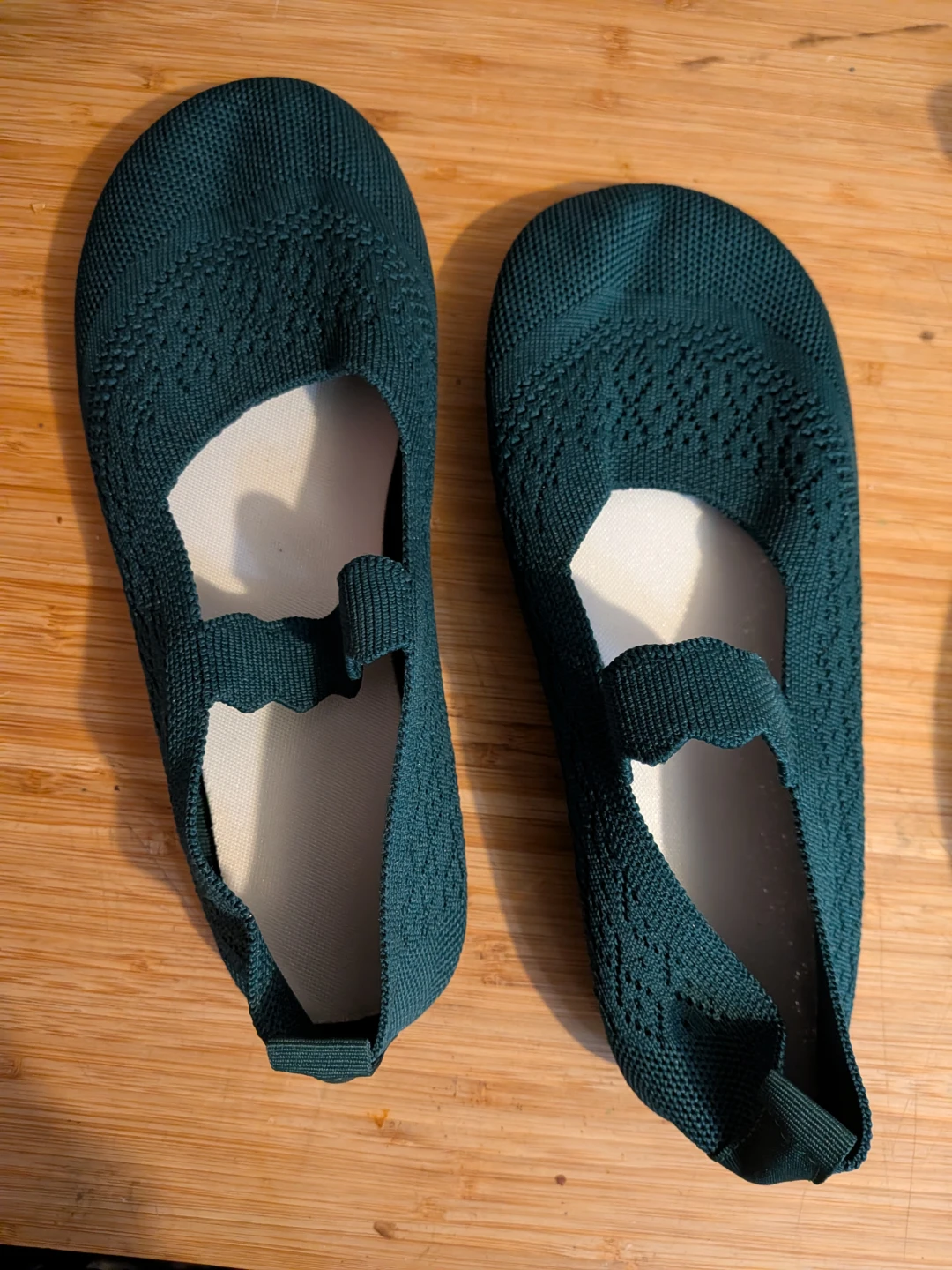 Women's Green Ballet Flats Size 38