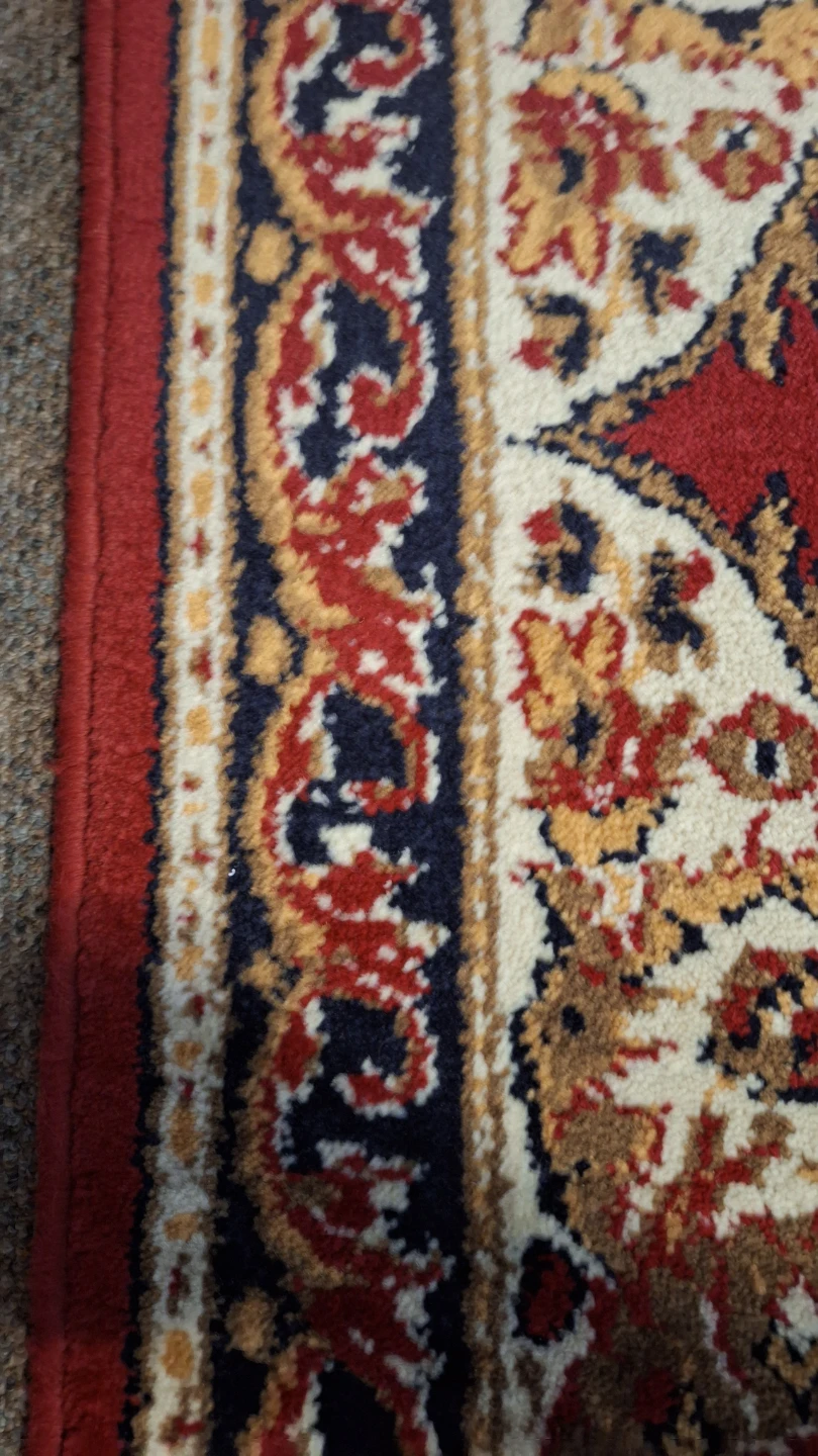 4' x 12' Red Prayer Rug with Arched Design - photo 2