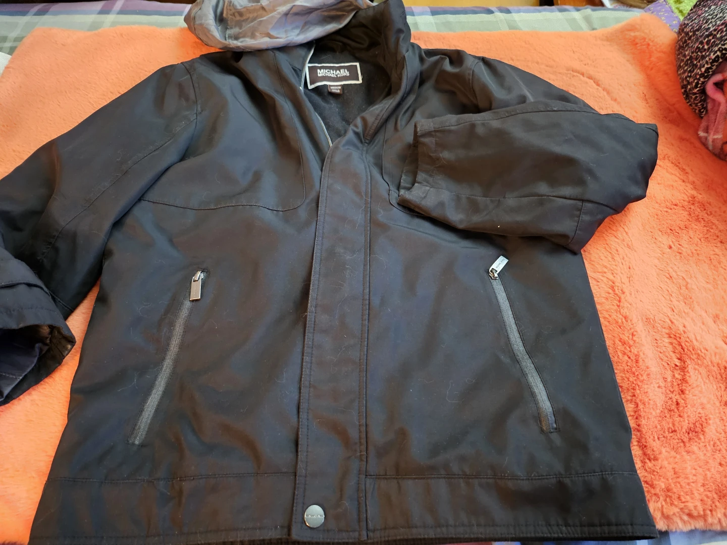 Size Small,Michael Kors Black Hooded Jacket - photo 3