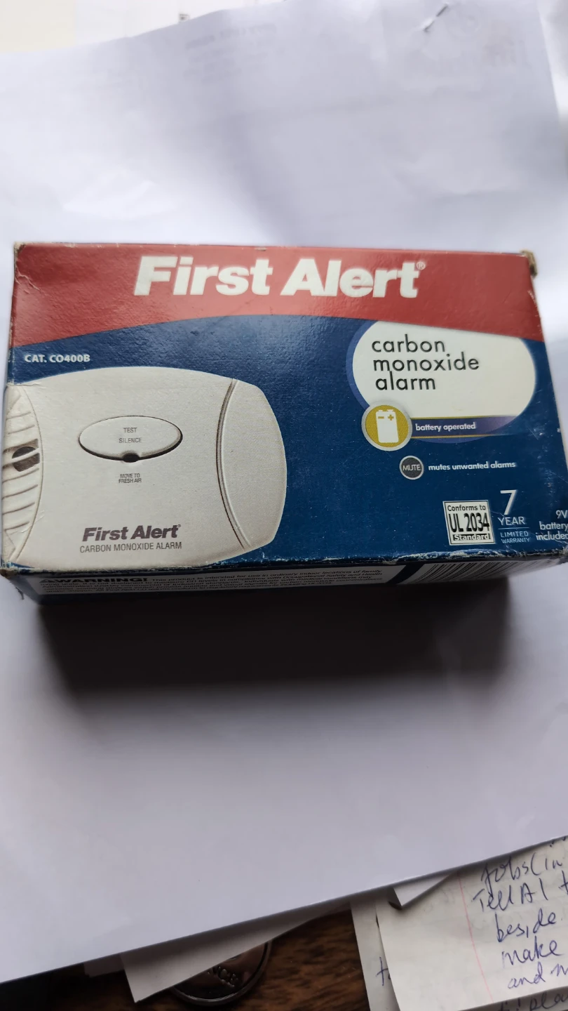 First Alert Carbon Monoxide Alarm