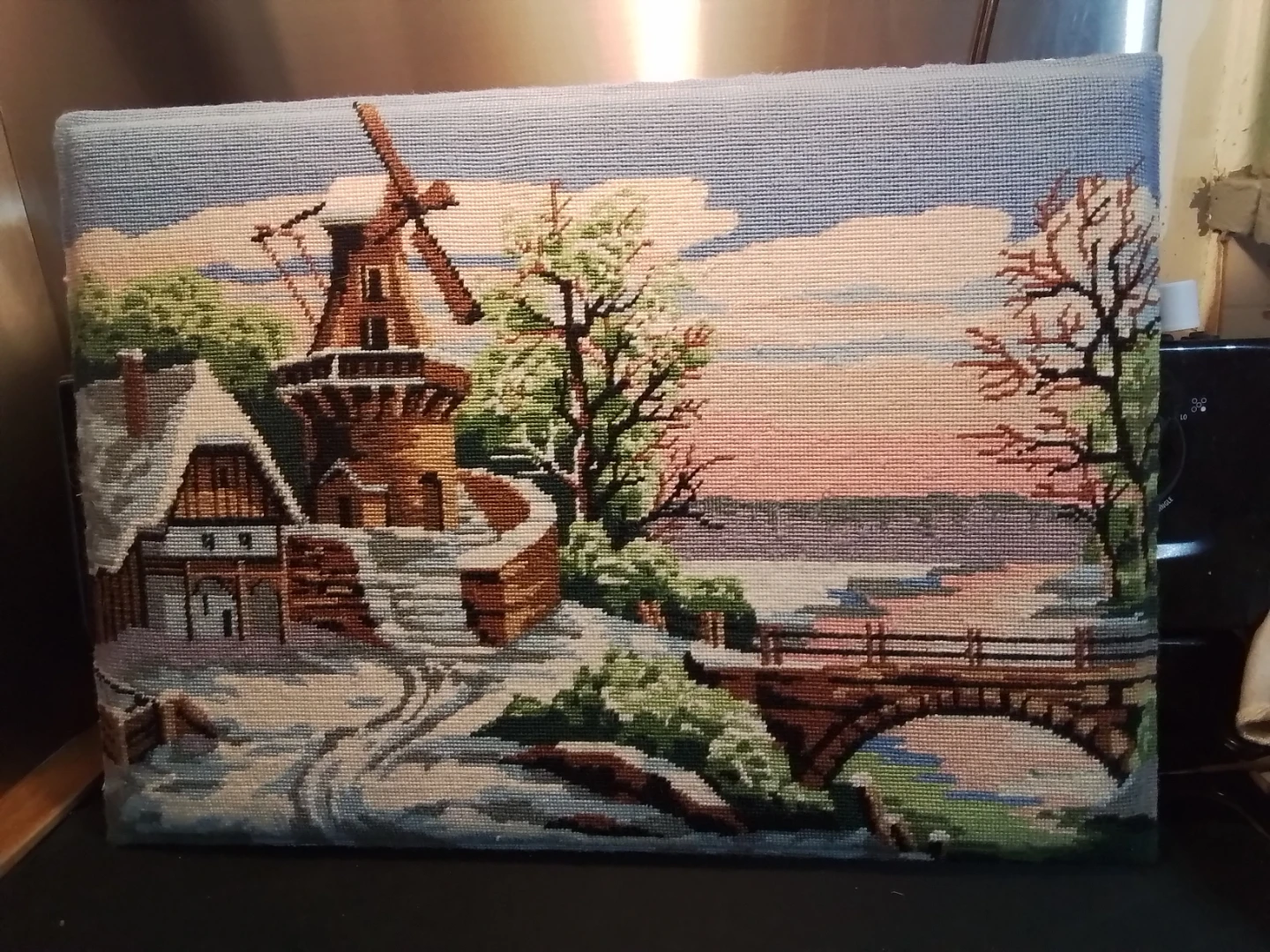 Royal Paris Completed Needlepoint Tapestry - photo 2