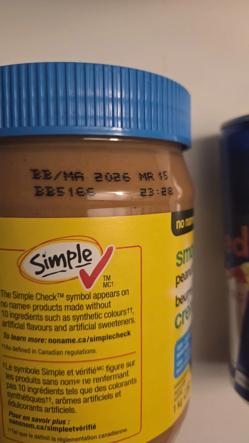 No Name Smooth Peanut Butter 1 kg - photo 2