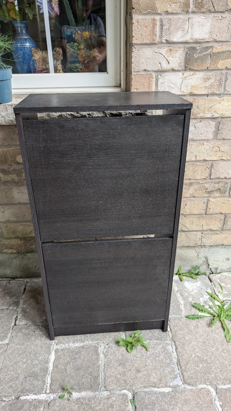 Dark Wood Shoe Rack - photo 2