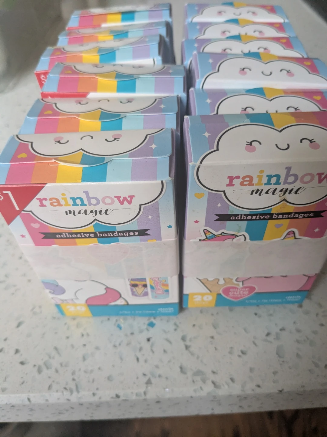 Rainbow Magic Adhesive Bandages - Unicorn & Ice Cream Designs