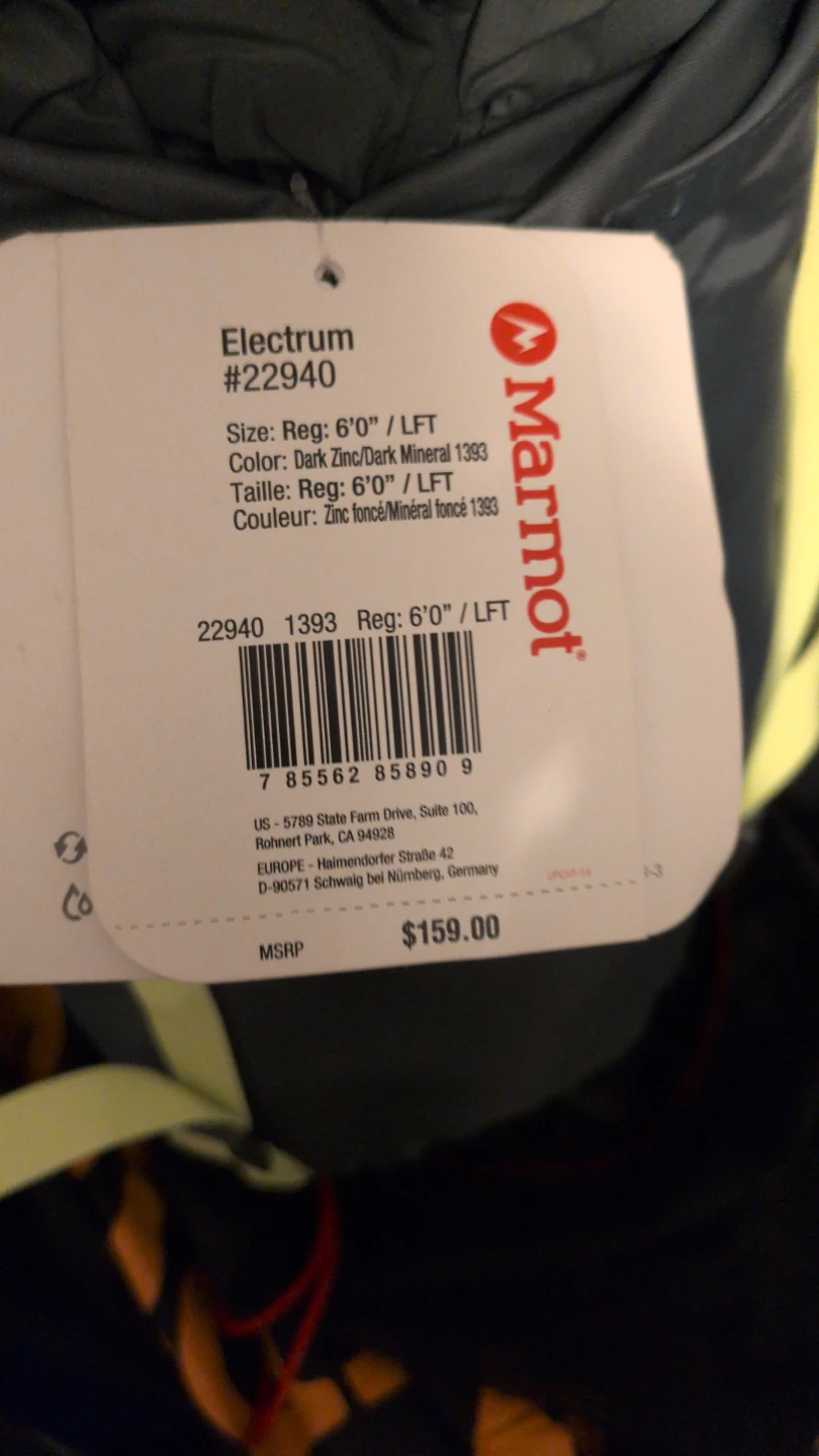 Marmot sleeping bag - photo 2