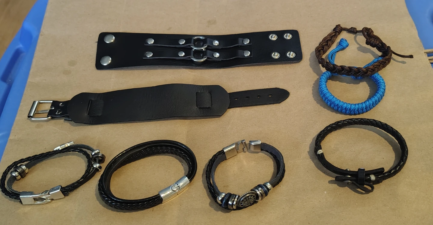 8 Assorted Men's Bracelets - photo 5