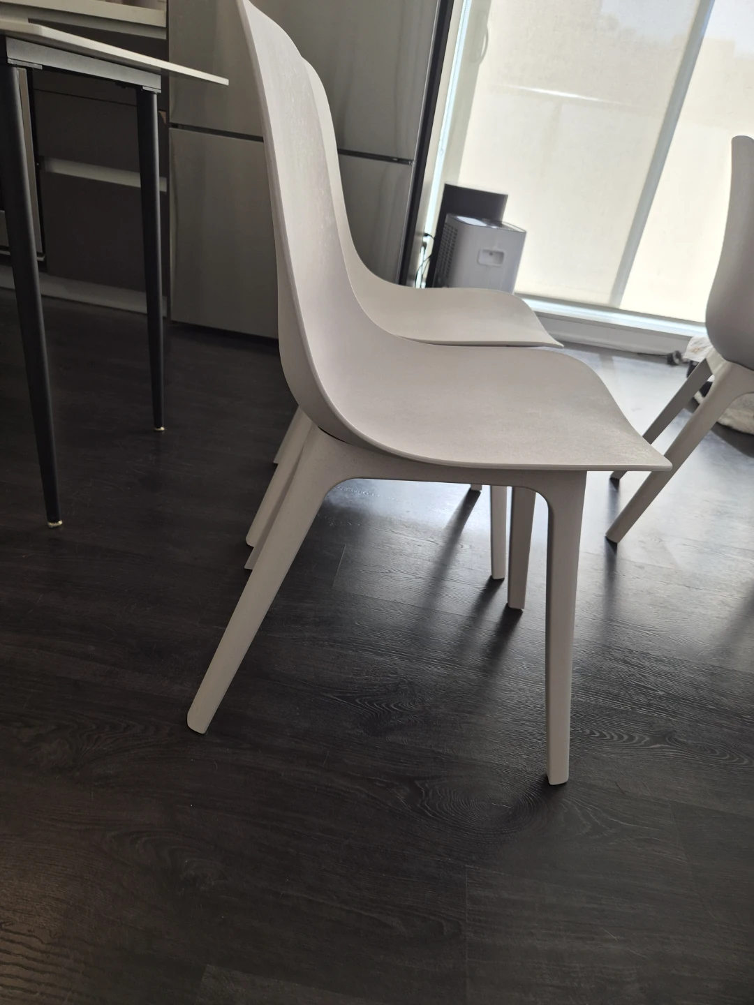 Set of 2 ODGER Chair - Beige Dining Chairs - photo 3