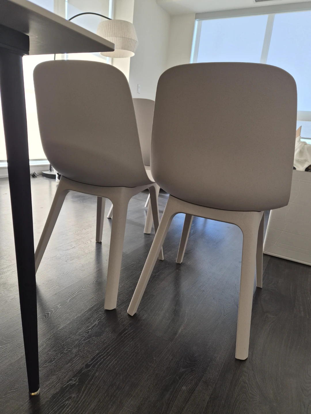 Set of 2 ODGER Chair - Beige Dining Chairs - photo 4